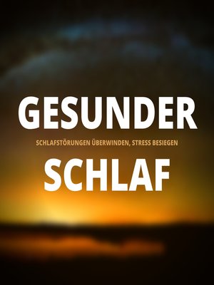 cover image of Gesunder Schlaf